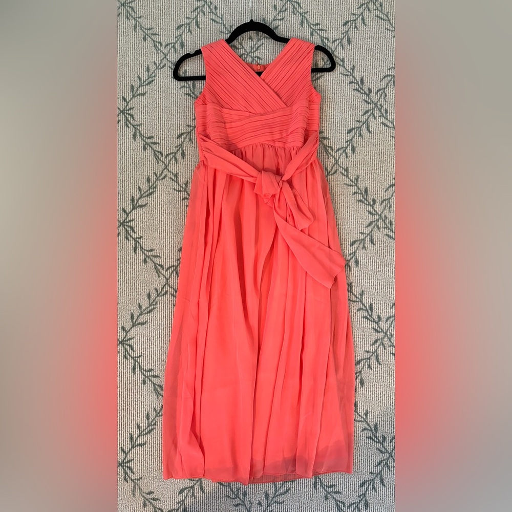 Apricot girls chiffon dress. Size 12